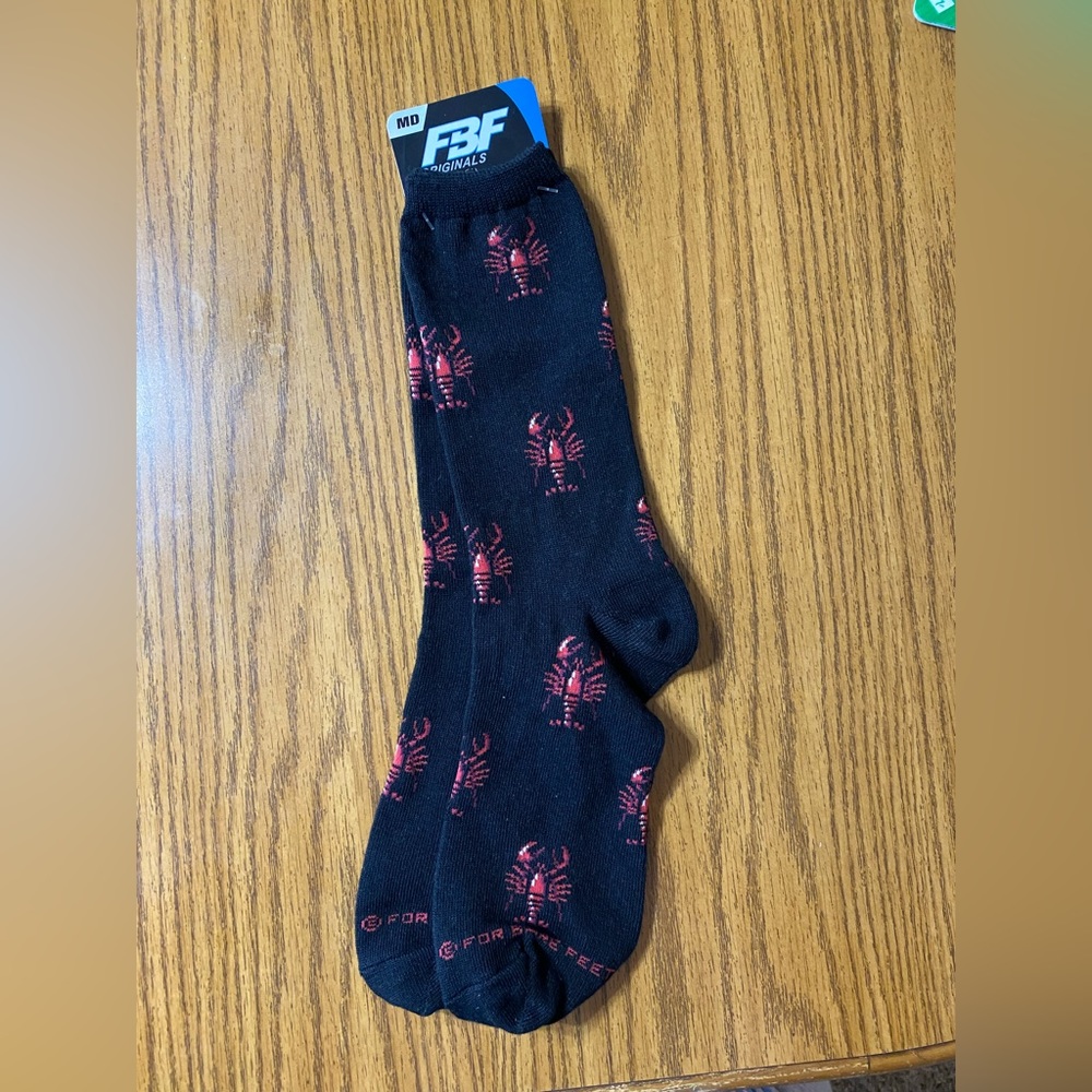 FBF Originals Unisex lobster socks! NEW WITH TAGS!!